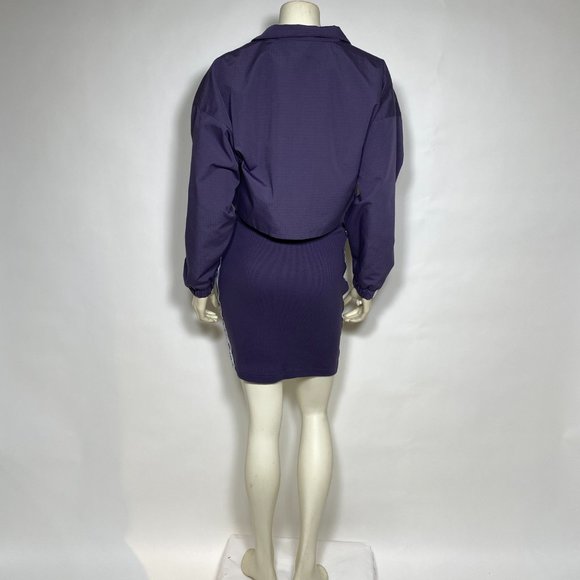 ADIDAS Purple RYV Patch Pocket JACKET ONLY - Picture 5 of 10